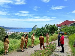Kunjungan Kadispar Sulut di Wisata Bukit Sasayaban dan Desa Wisata Wiau Lapi